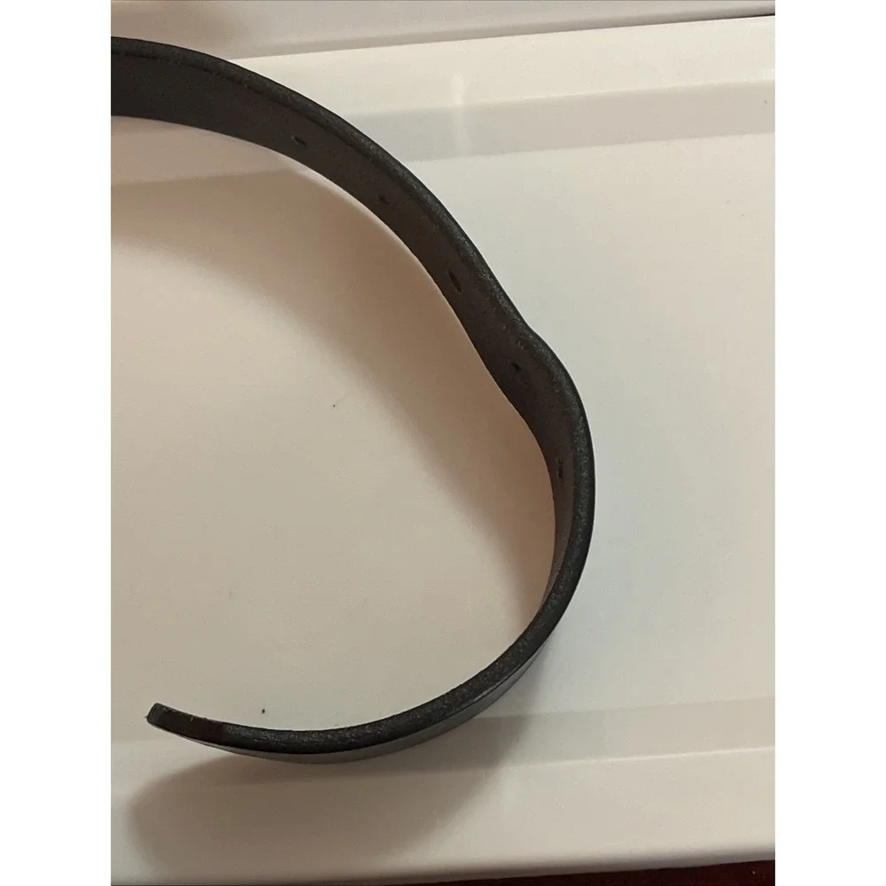 Harley Davidson Black Leather Belt Sz L 36/38 Made In USA 98465 98VM Light‎ Wear